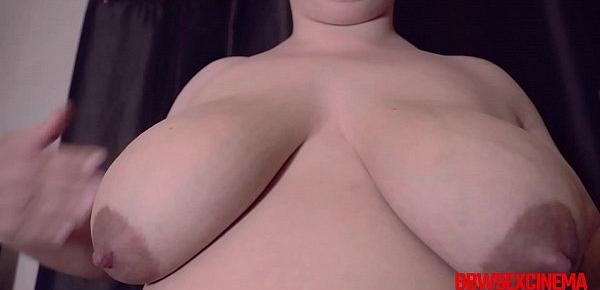  Busty BBW Plays With Massive Tits Montage